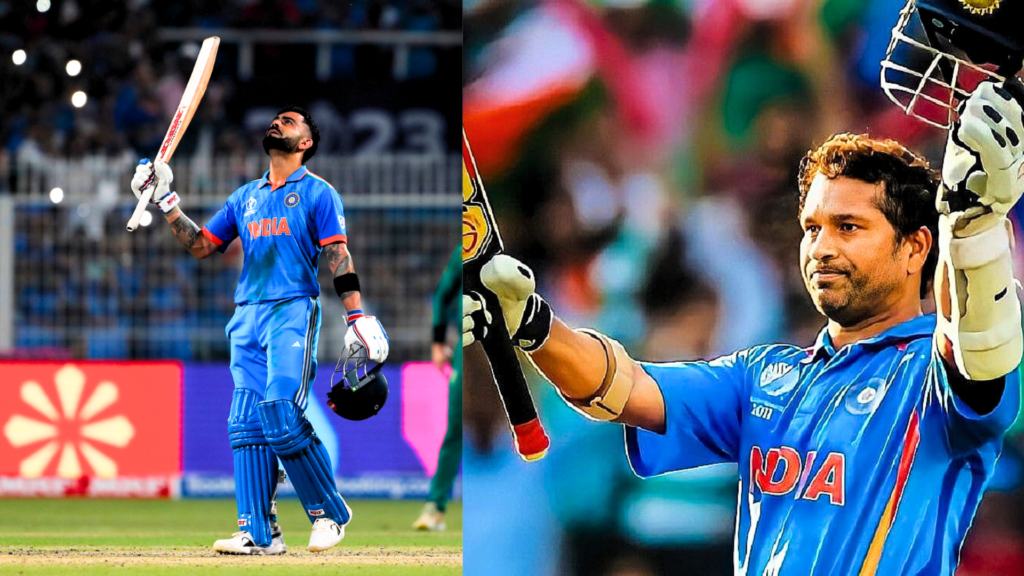 India’s Virat Kohli scored his 49th ODI century equals Tendulkar’s record
